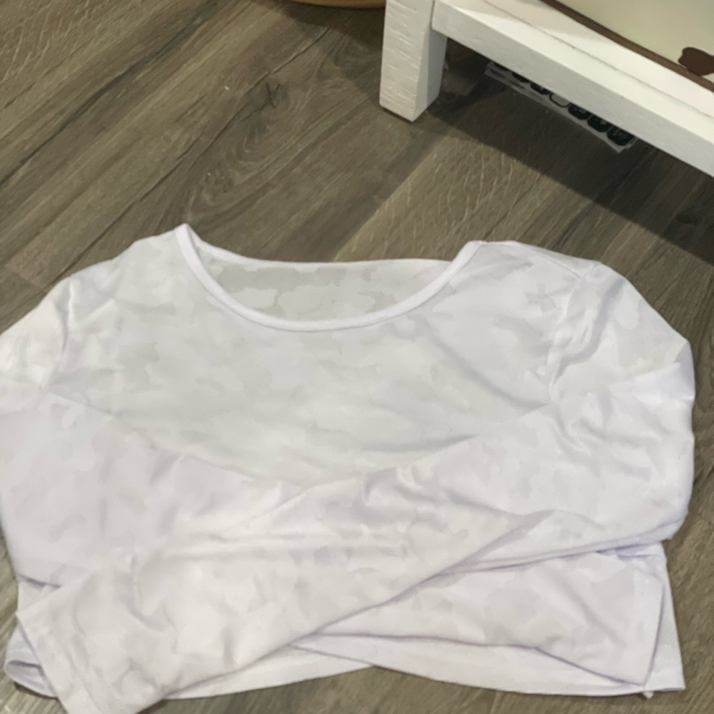 White Long Sleeve Top